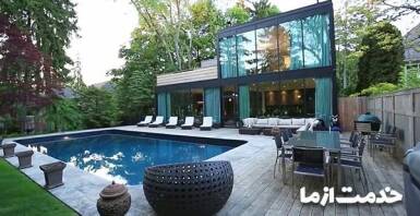 طراحی باغچه ویلا