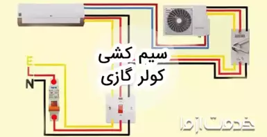 آموزش سیم کشی کولر گازی (اسپلیت)