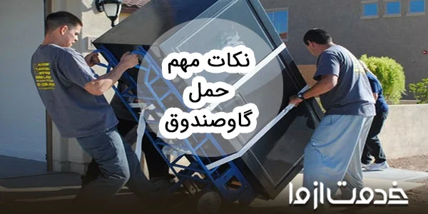 نکات مهم حمل گاوصندوق
