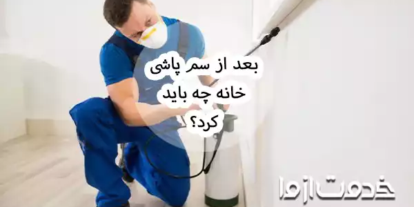 اقدامات مهم بعد از سمپاشی منازل
