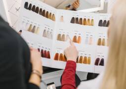 رنگ موی ساده بانوان