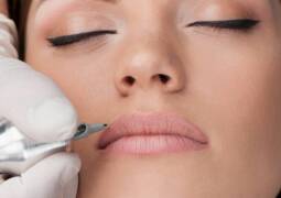 تاتو لب بانوان