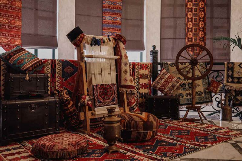 کلاس آموزش قالی بافی