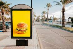 طراحی و ساخت تابلوی تبلیغاتی