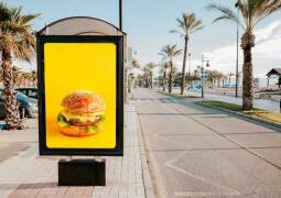 طراحی و ساخت تابلوی تبلیغاتی