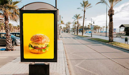طراحی و ساخت تابلوی تبلیغاتی