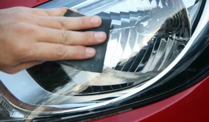 شفاف سازی چراغ خودرو