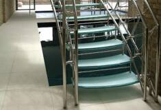 اجرا و نصب پله استیل