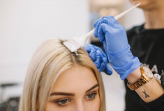 کلاس آموزش رنگ مو و مش