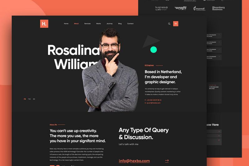 desktop head section image