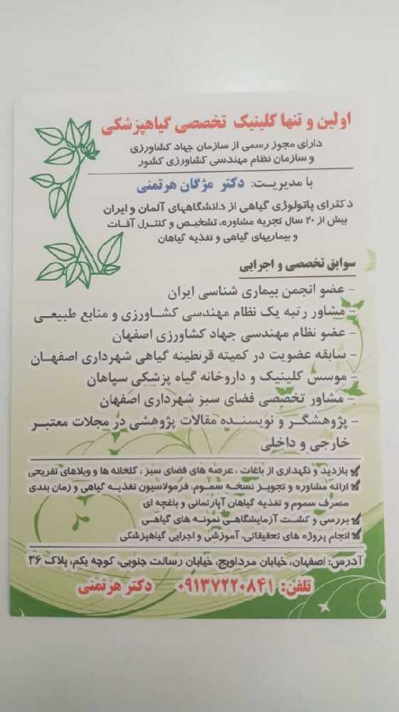 کلینیک گیاهپزشکی